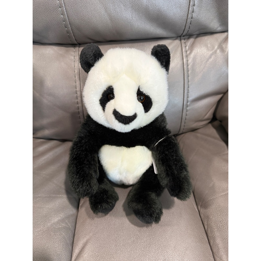 Douglas‎ Panda Bear Plush Stuffed Animal The Cuddle Toy Black White Realistic